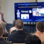 Jeff Borkardt of Figment Learning Labs of Palmetto Innovative Education addresses attendees at Meet the Finalists