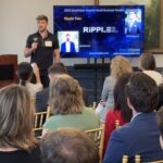 Whit Slagsvol of Ripple Two addresses attendees at Meet the Finalists