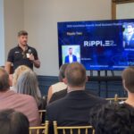 Whit Slagsvol of Ripple Two addresses attendees at Meet the Finalists
