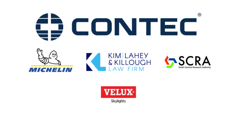 2026 sponsor logos, Contec, Michelin, Kim, Lahey & Killough, SCRA and Velux